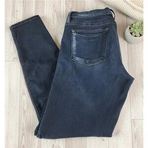 FRAME Le High Skinny Jeans Medium Wash Distressed Pocket Stretch Women's 29X28